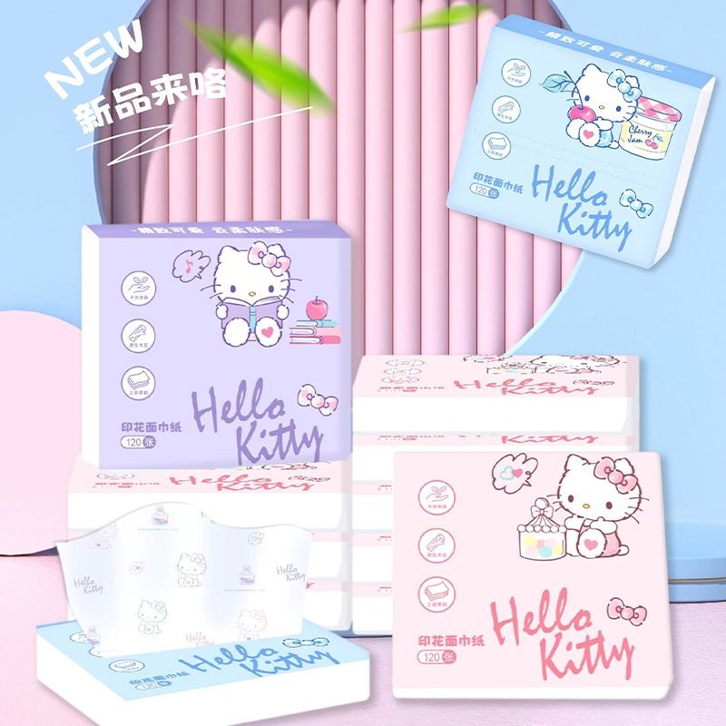 Travel Accessories Gift Set - Novo Kit de Lenços Hello Kitty