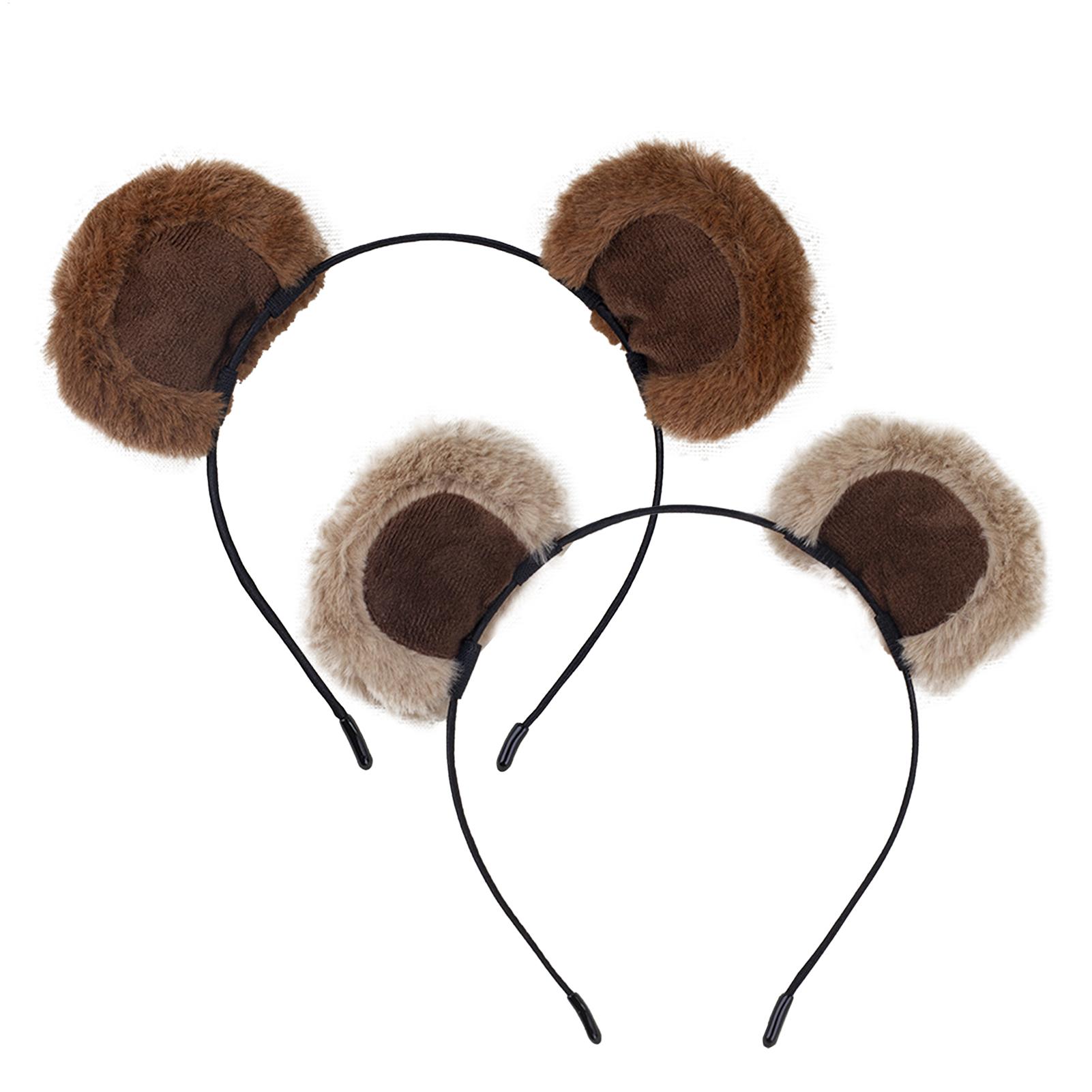 Travel Accessories For 6 Year Old - Faixas de Cabelo de Pelúcia com