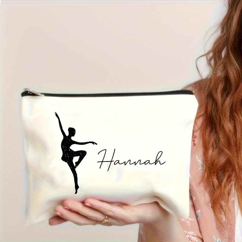 Travel Accessories Name - Bolsa de maquiagem personalizada com estampa