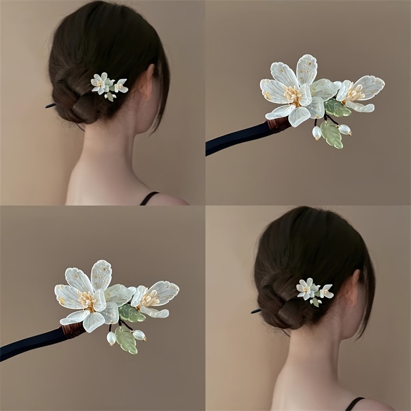 Travel Hair Accessories - 1pc novo chinês magnólia flor bola