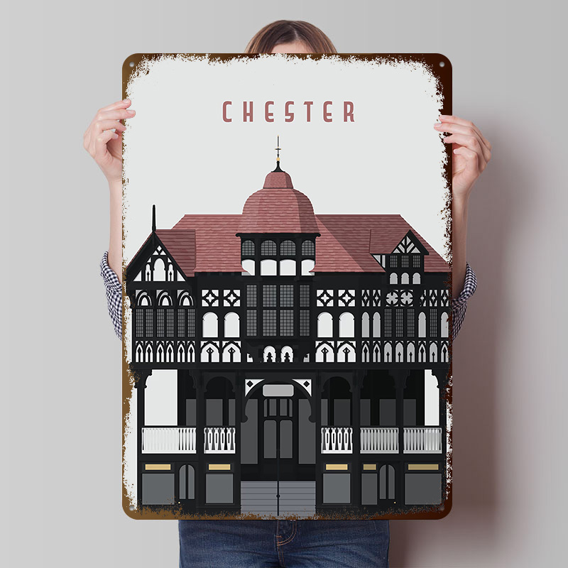 Travel Accessories For Europe - Pôster de Viagem Chester Personalizado, Arte