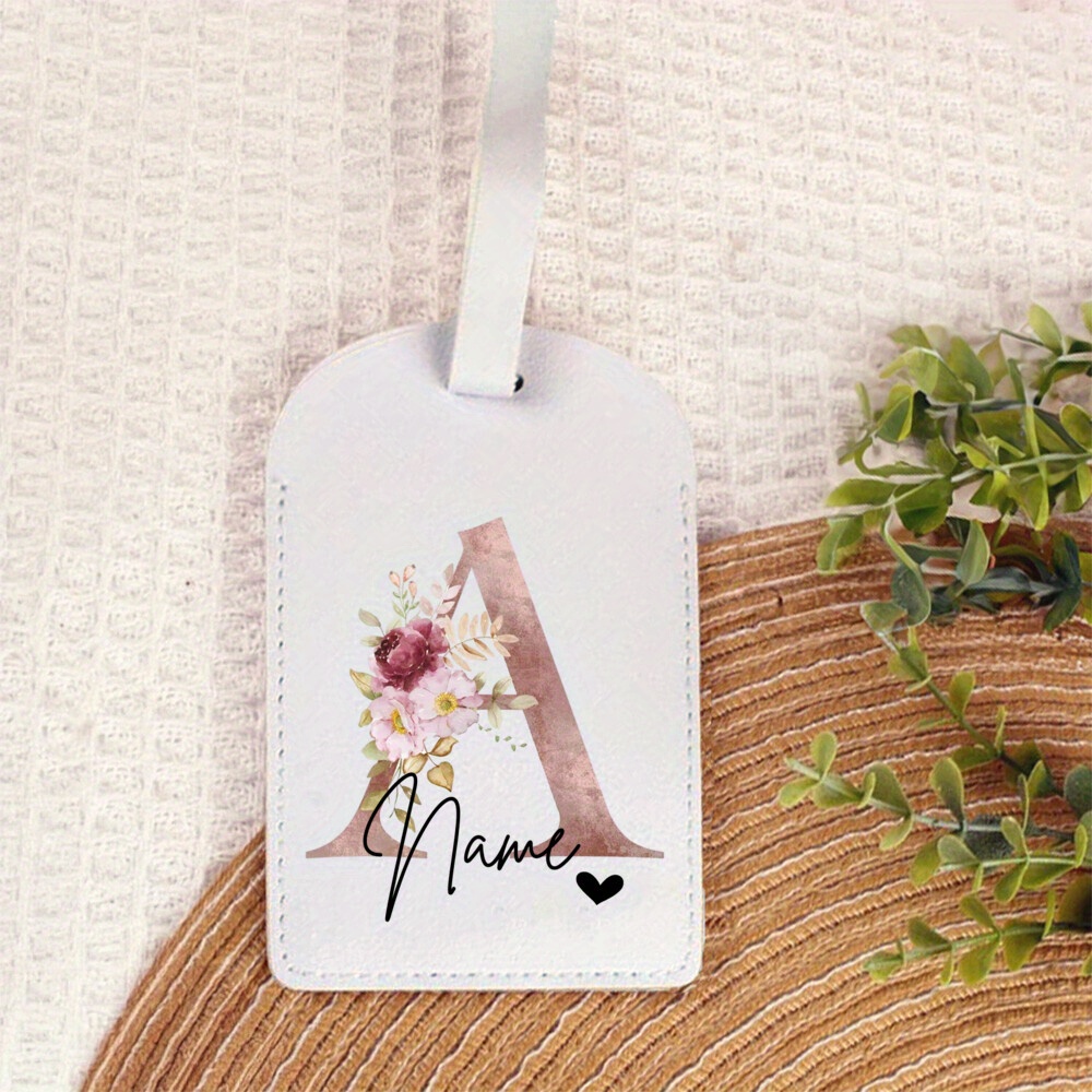 Travel Accessories Name - Etiqueta de Bagagem Personalizada em PU