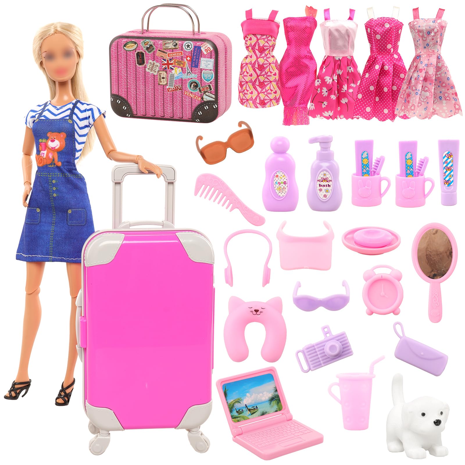 Travel Accessories For Europe - Barwa-boneca roupas e acessórios para meninas,