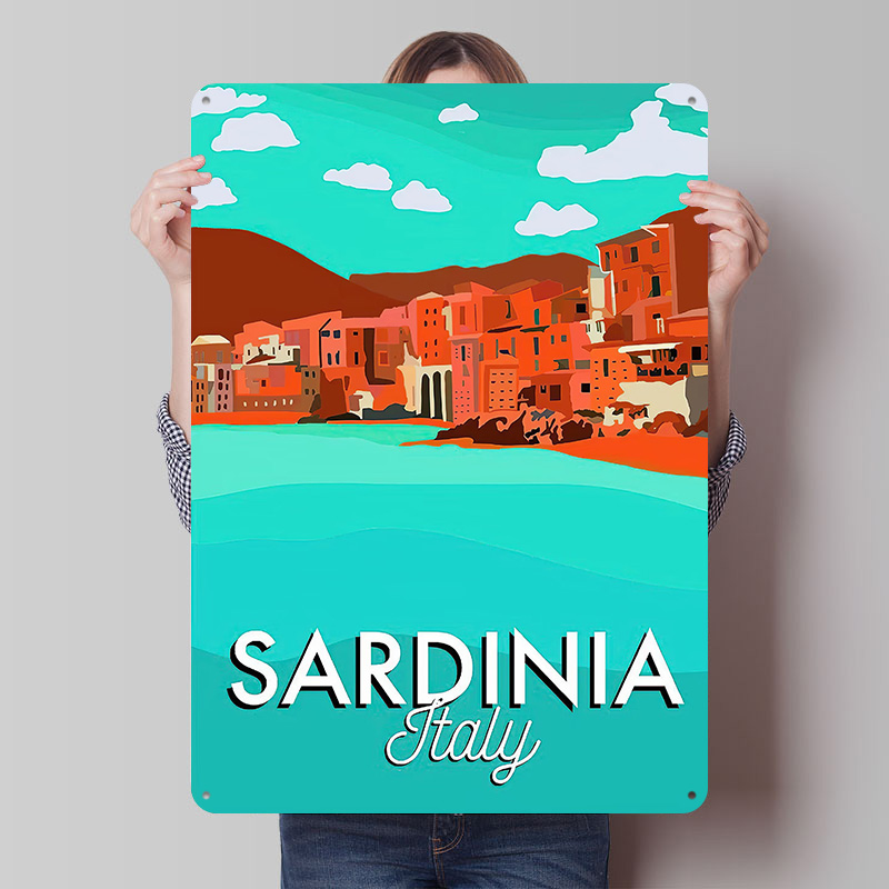 Travel Accessories For Europe - Placa de Metal Vintage Personalizada para