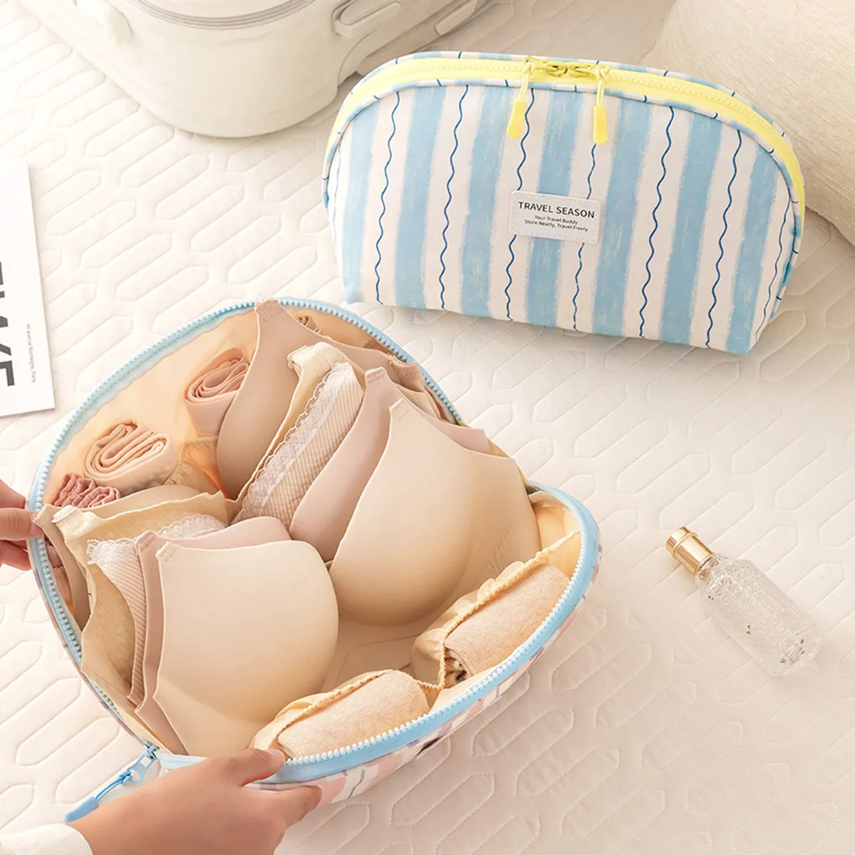 Travel Accessories Set - Bolsa de armazenamento de roupas íntimas,