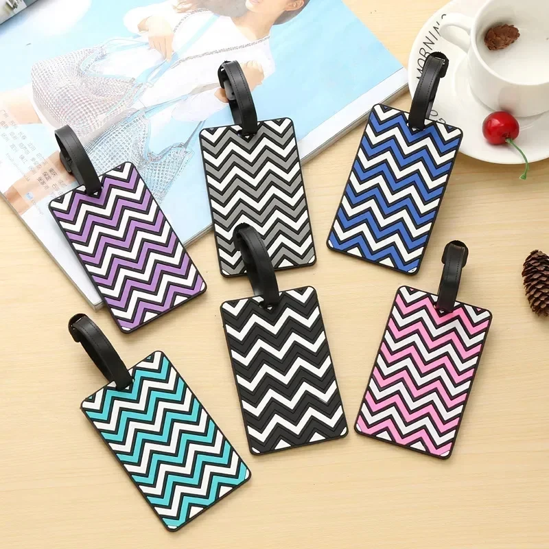 Travel Accessories Name - Etiquetas de bagagem geométricas para mulheres