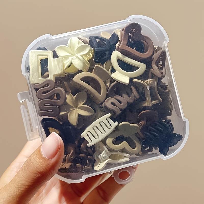 Travel Accessories For 6 Year Old - 5/10/20/30 peças de clipes pequenos bege