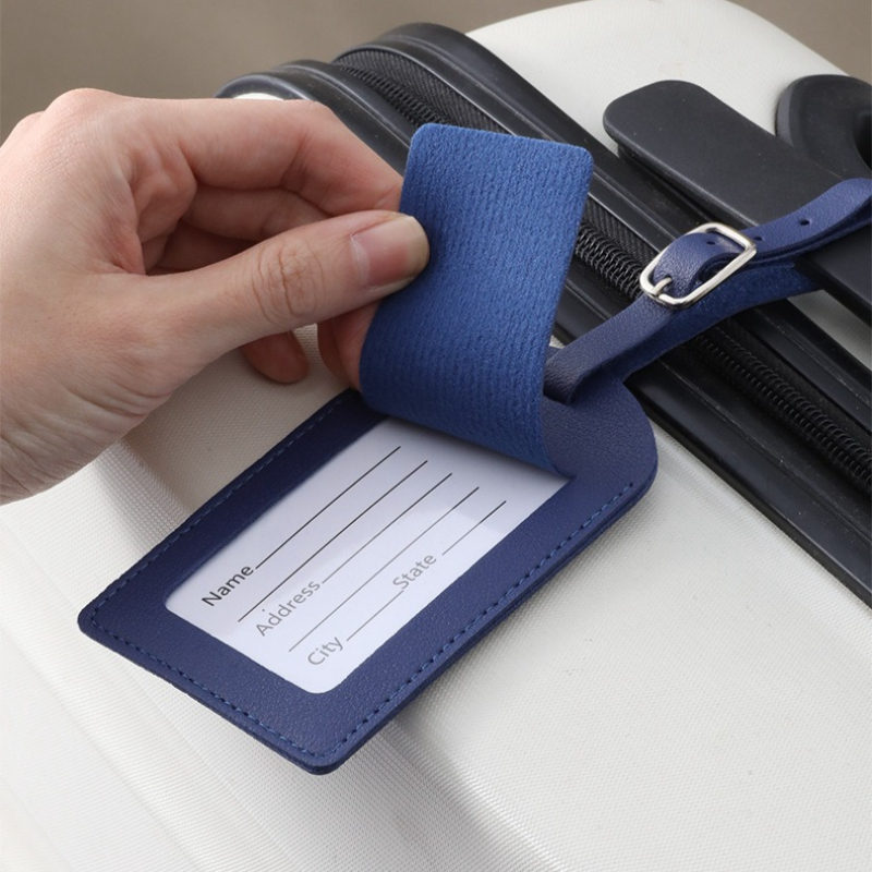 Etiquetas de Bagagem em Couro  - Travel Accessories Name avaliação e preço