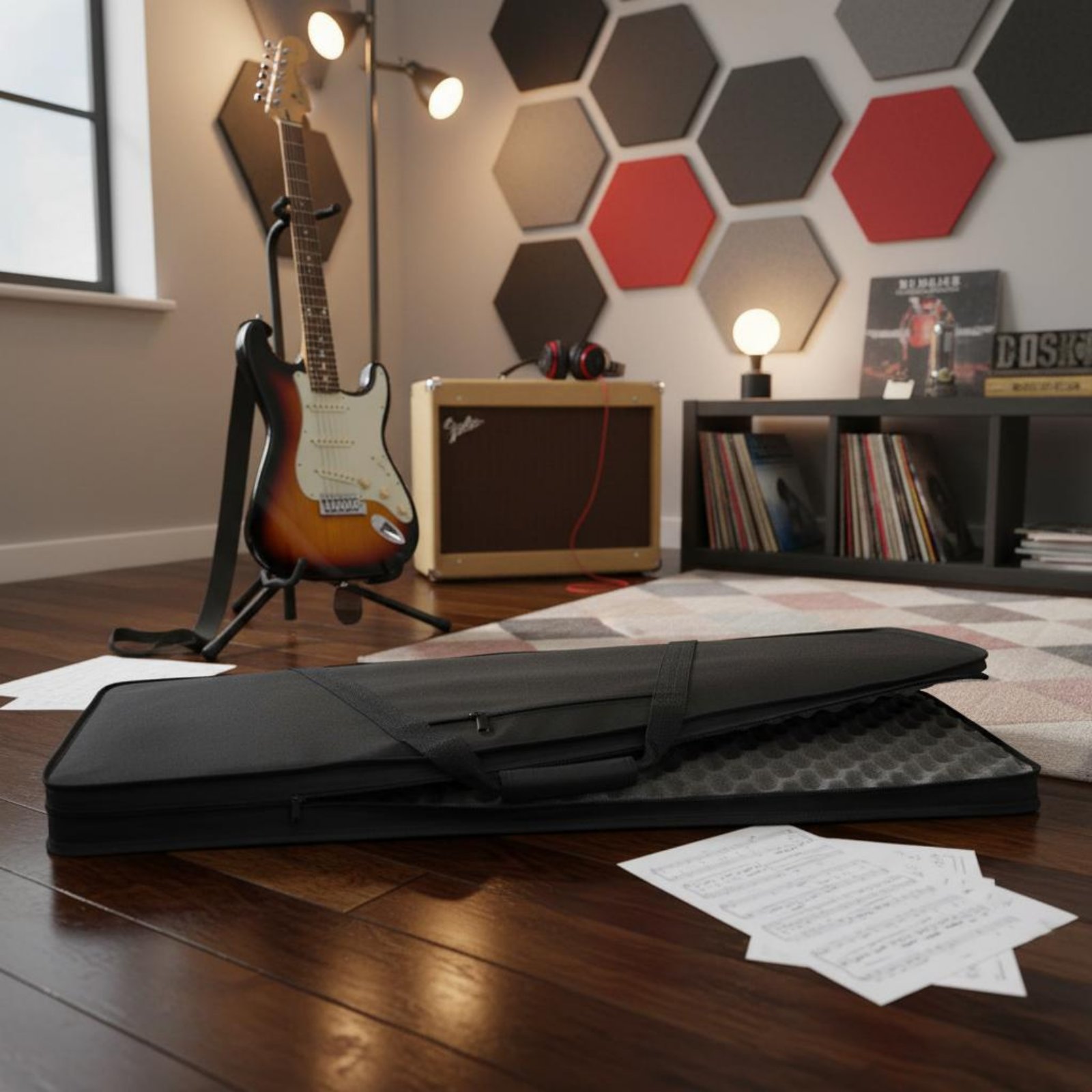 Estojo de Guitarra Leve em Esp - Travel Accessories Case avaliação e preço