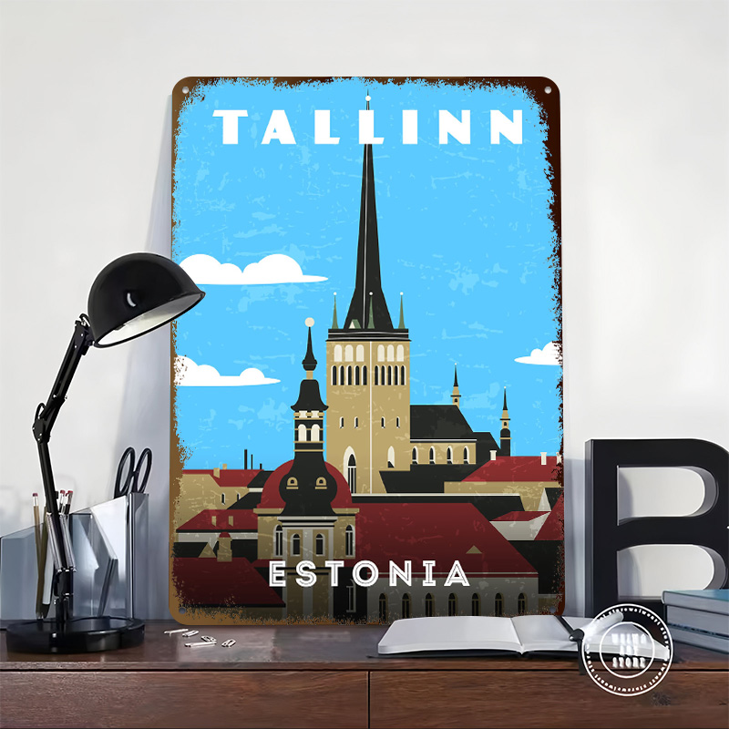 Pôster de Viagem Retrô da Estô - Travel Accessories For Europe avaliação e preço