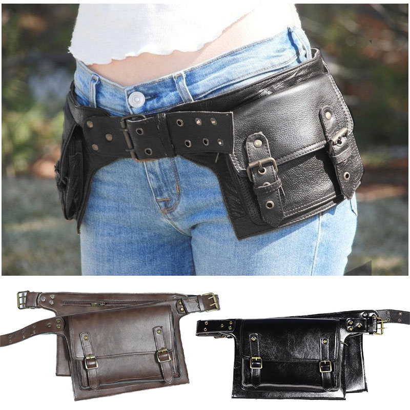 Medieval steampunk couro do pl - Travel Accessories For Europe avaliação e preço