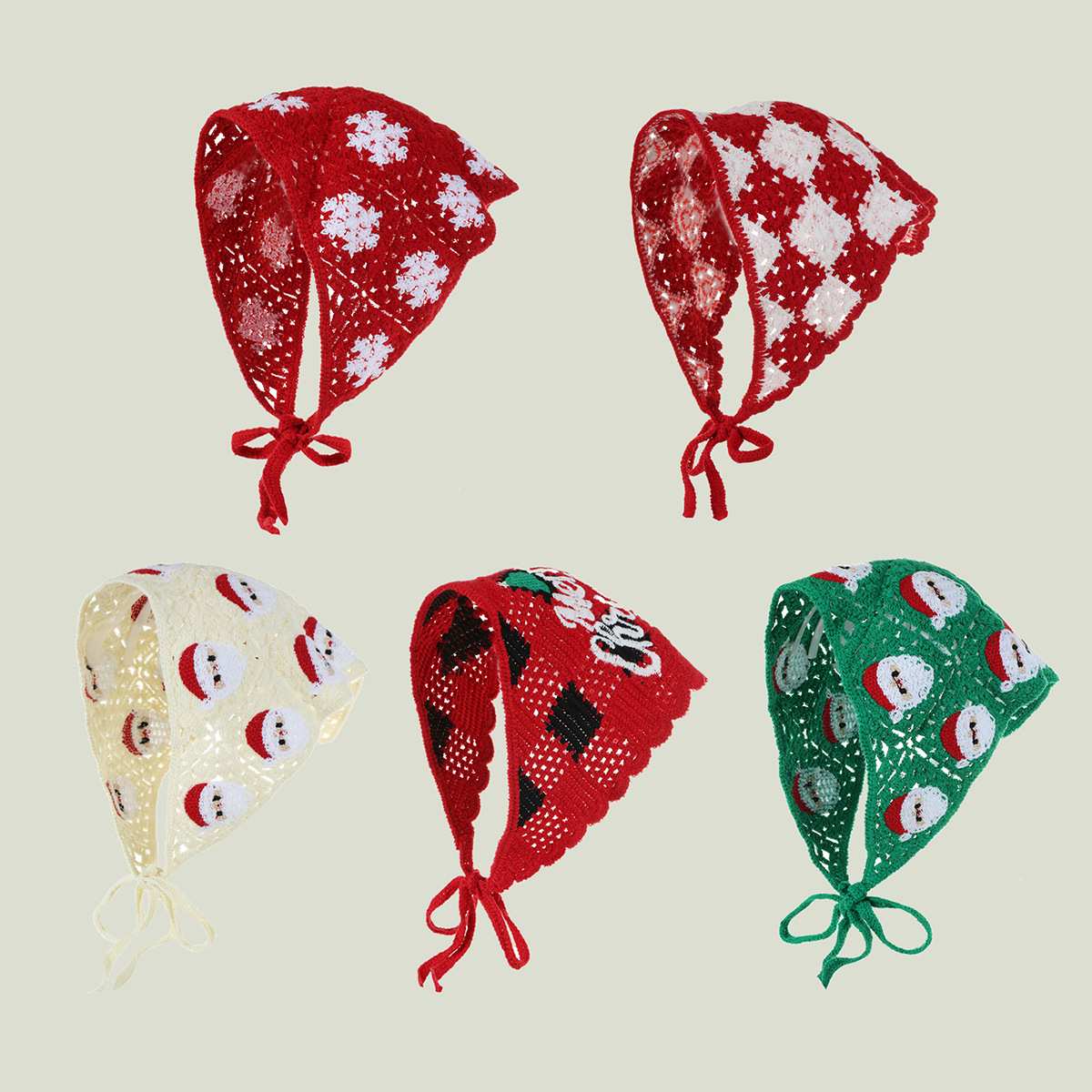 Coreano natal lenço artesanal  - Travel Hair Accessories avaliação e preço
