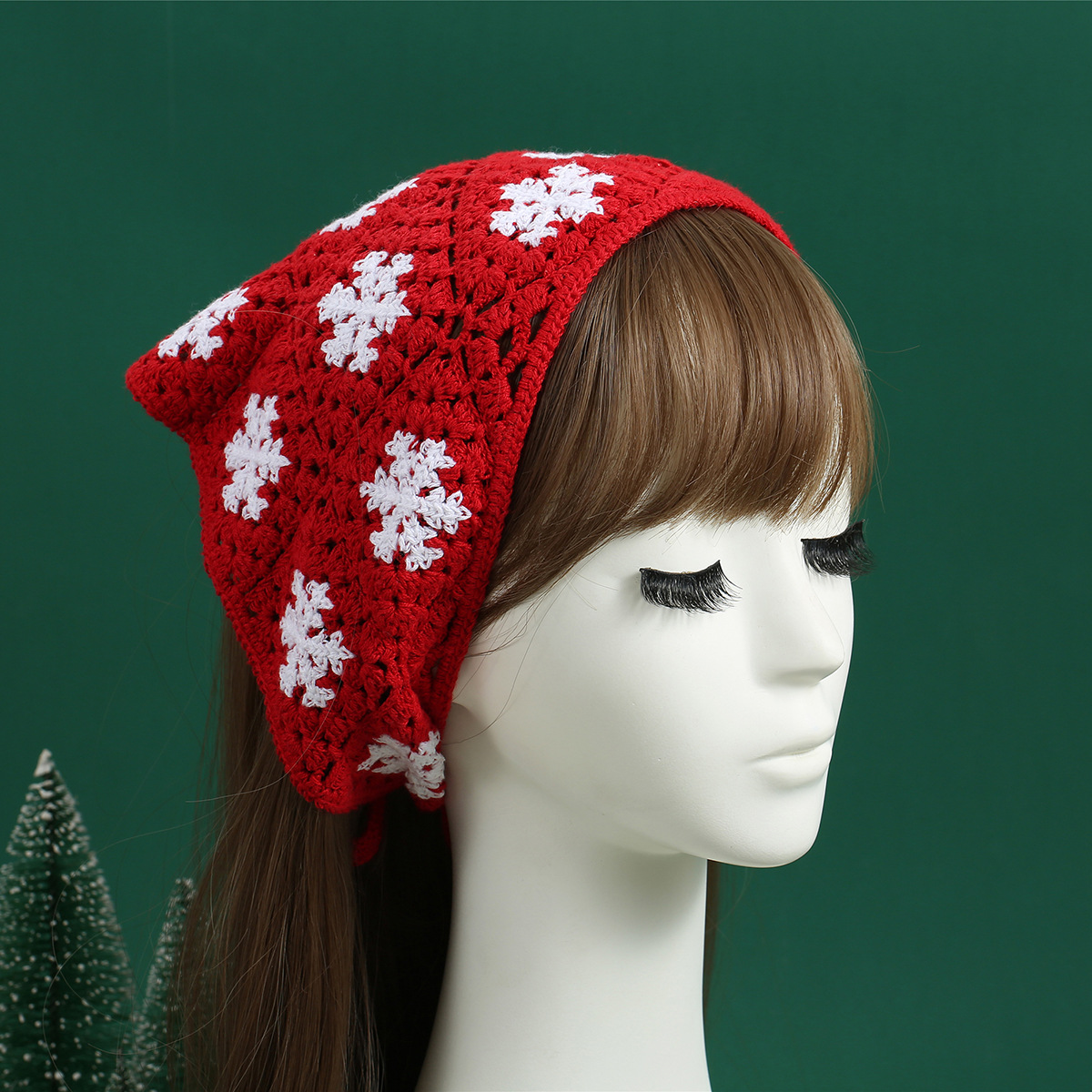 Coreano natal lenço artesanal  - Travel Hair Accessories avaliação e preço