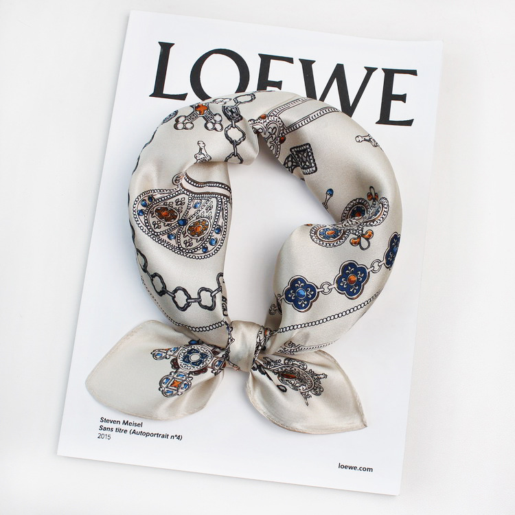 Lenço de Seda Mulberry 12MM Fe - Travel Hair Accessories avaliação e preço