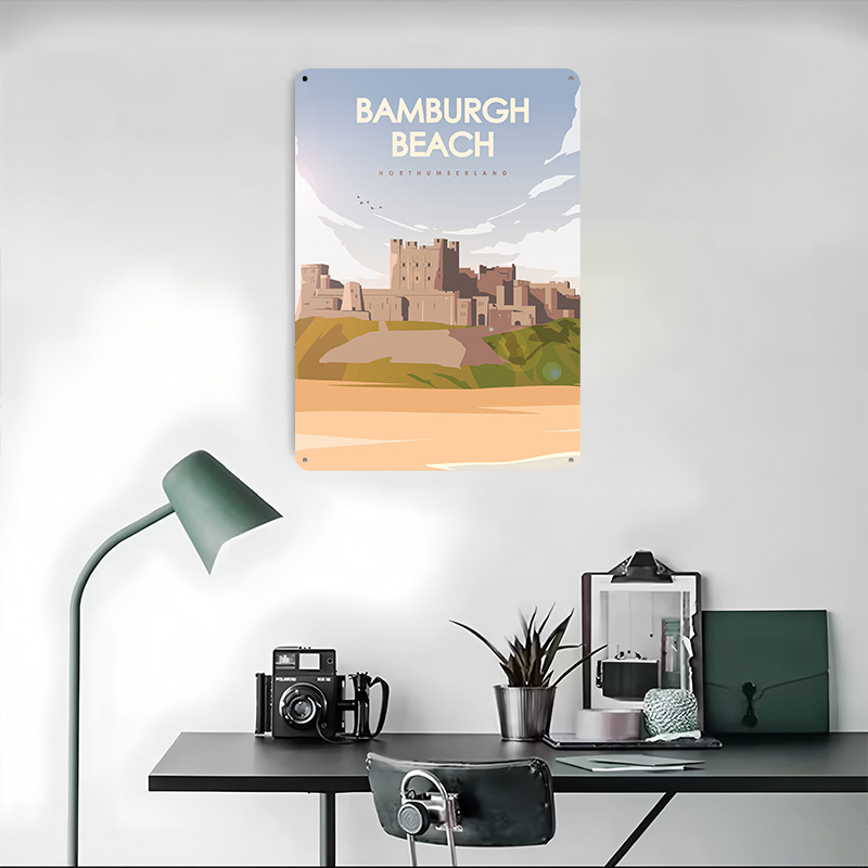 Pôster de Viagem Bamburgh Beac - Travel Accessories For Europe avaliação e preço