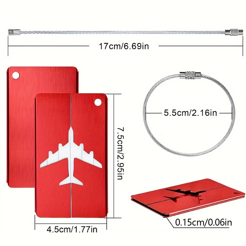 Etiqueta de Bagagem de Viagem  - Travel Accessories Name avaliação e preço