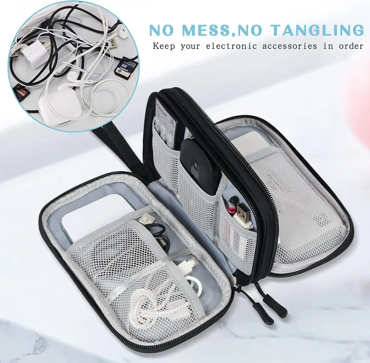 Bolsa de Viagem para Cabos, Es - Travel Accessories Organizer avaliação e preço
