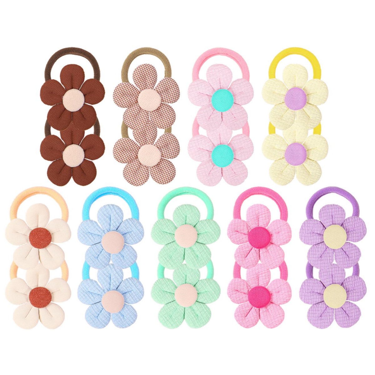 18 pçs girassol laços de cabel - Travel Accessories For 6 Year Old avaliação e preço