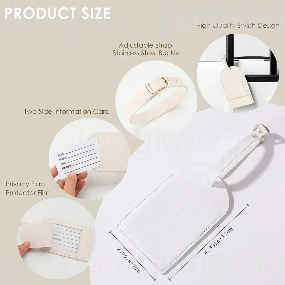 Etiqueta de bagagem pu persona - Travel Accessories Name avaliação e preço