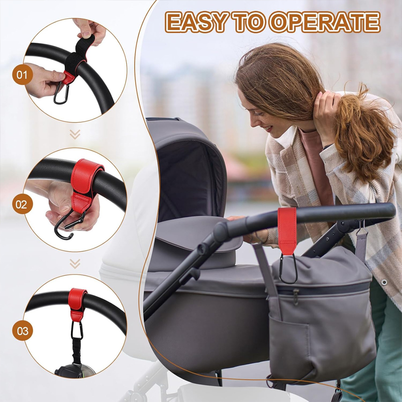2 Peças Ganchos de Couro para  - Travel Accessories For 6 Year Old avaliação e preço