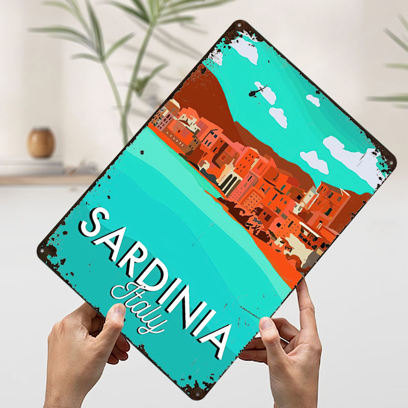 Placa de Metal Vintage Persona - Travel Accessories For Europe avaliação e preço