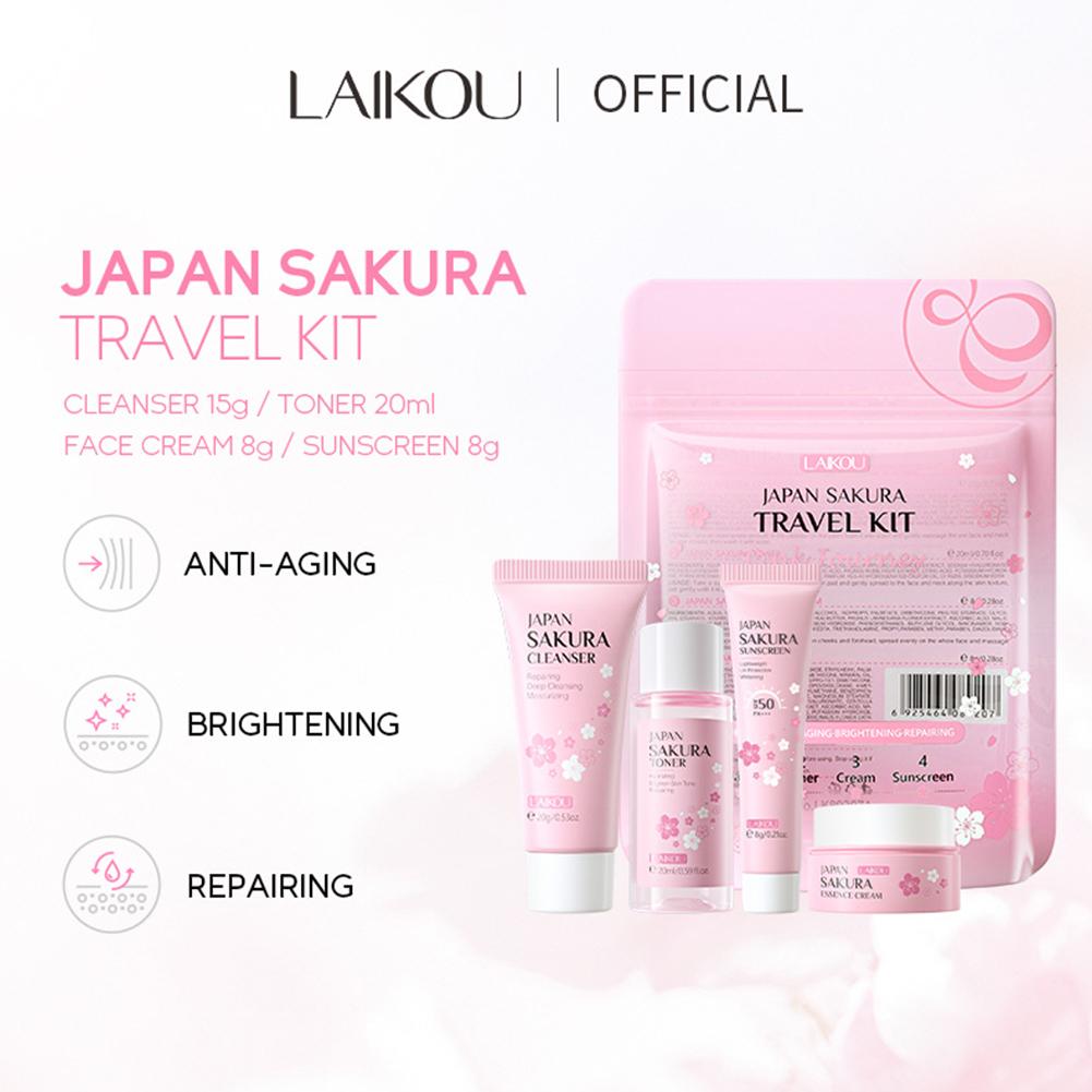 Sakura conjunto de cuidados co - Travel Accessories Set avaliação e preço