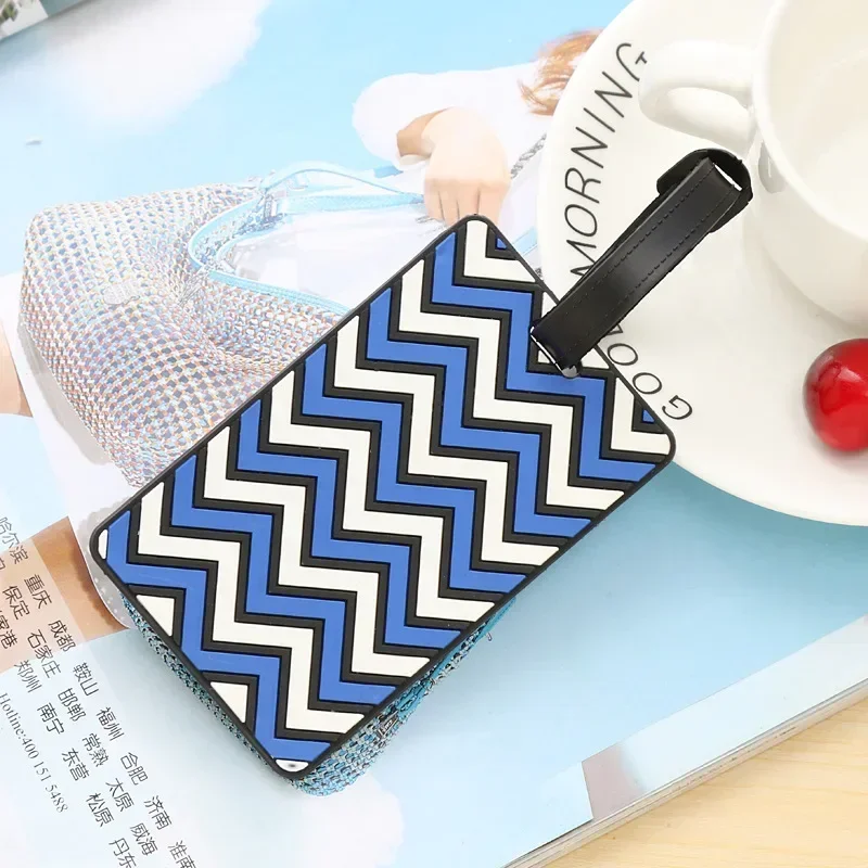 Etiquetas de bagagem geométric - Travel Accessories Name avaliação e preço